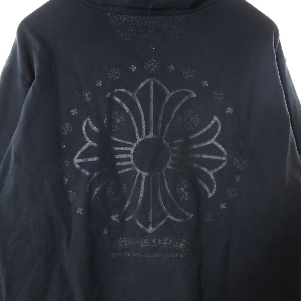 CHROME HEARTS(クロムハーツ) OLD CH PLUS HD ZIP オールドモデル CHプラスロゴ ジップアップパーカー ブラック