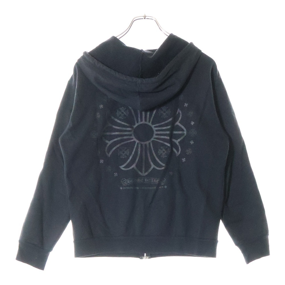 CHROME HEARTS(クロムハーツ) OLD CH PLUS HD ZIP オールドモデル CHプラスロゴ ジップアップパーカー ブラック