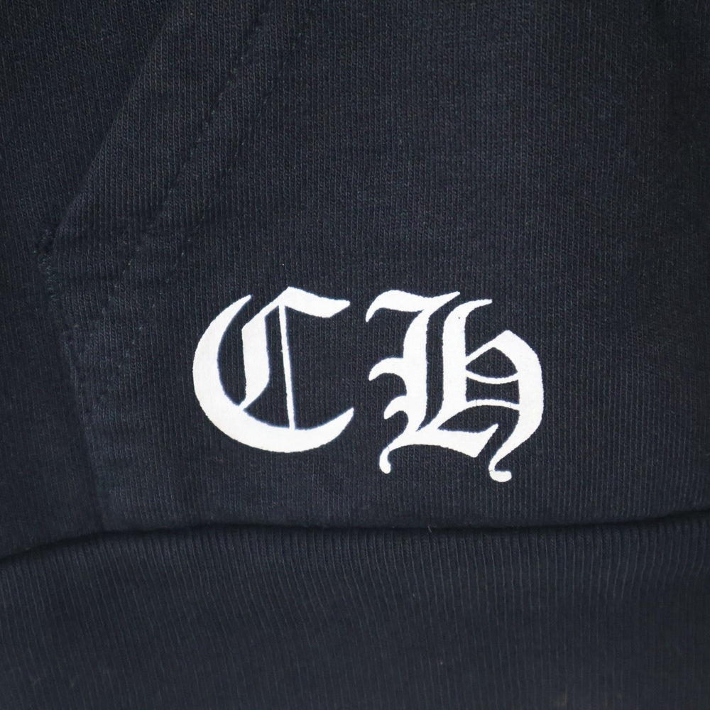 CHROME HEARTS(クロムハーツ) OLD CH PLUS HD ZIP オールドモデル CHプラスロゴ ジップアップパーカー ブラック
