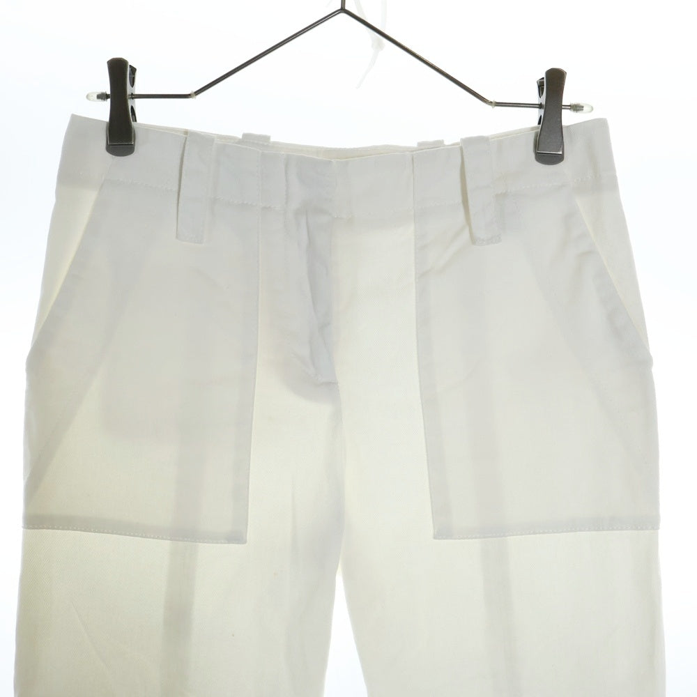 LOUIS VUITTON(ルイヴィトン) 13SS カーゴポケット クロップドパンツ ホワイト RW131W F3PA41B6V