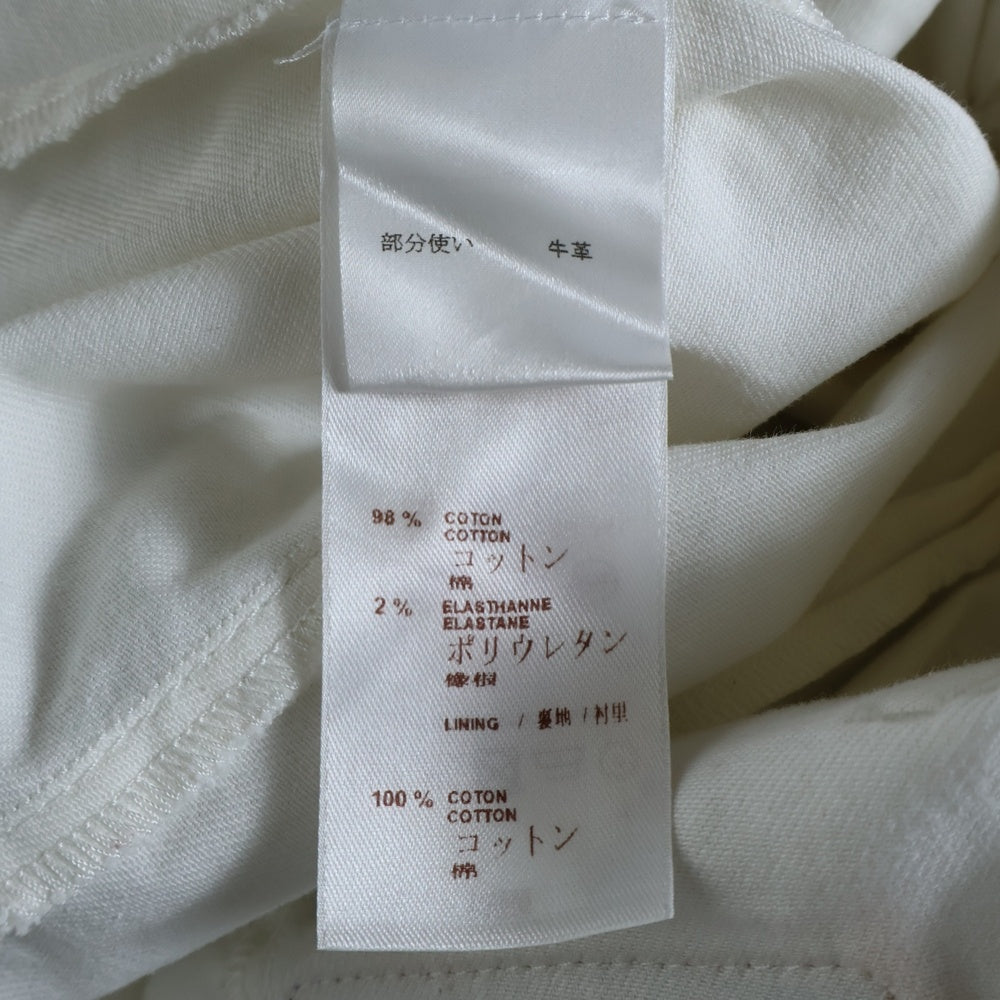 LOUIS VUITTON(ルイヴィトン) 13SS カーゴポケット クロップドパンツ ホワイト RW131W F3PA41B6V