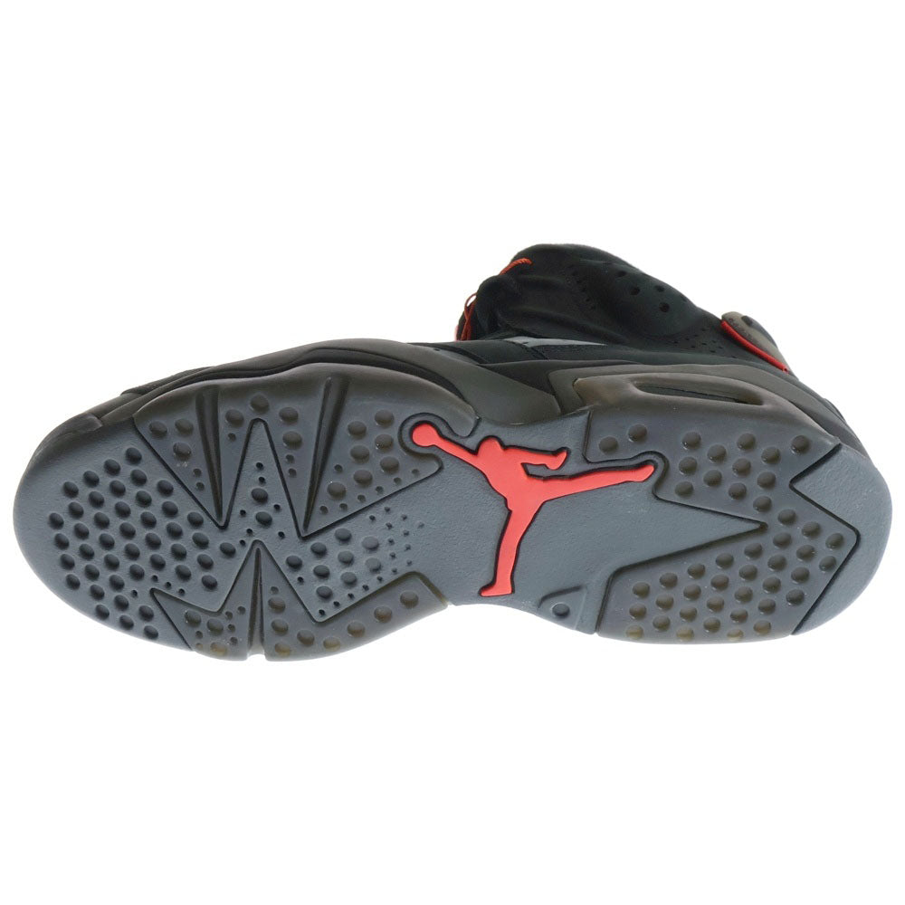 NIKE(ナイキ) ×PARIS SAINT GERMAIN AIR JORDAN 6 RETRO INFRARED パリサンジェルマン エアジョーダン6 ハイカットスニーカー ブラック/グレー US9/27cm CK1229-001