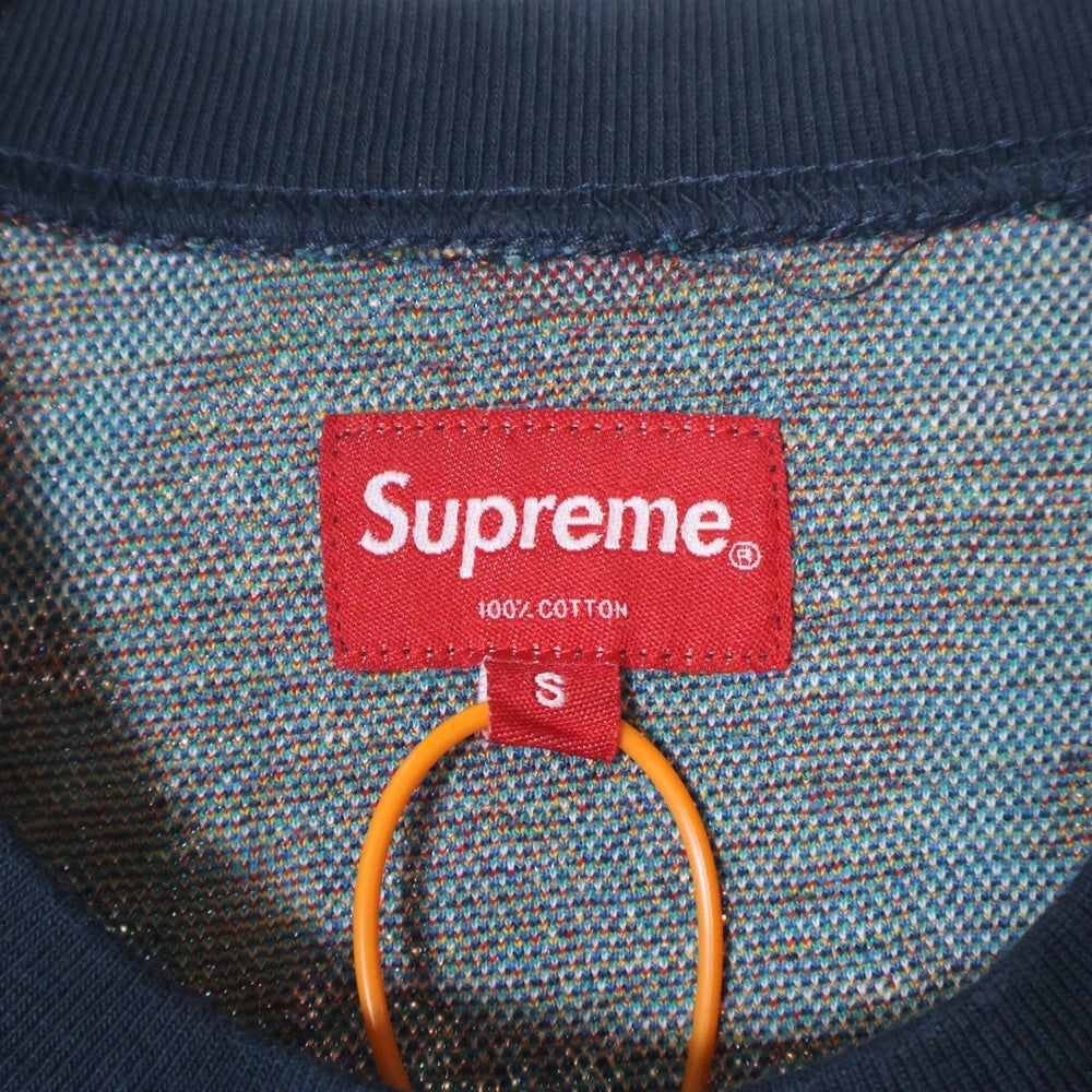 SUPREME(シュプリーム) 19AW Scatter Text Crewneck スキャターテキストクルーネックセーター 総柄ロゴコットンニット マルチ
