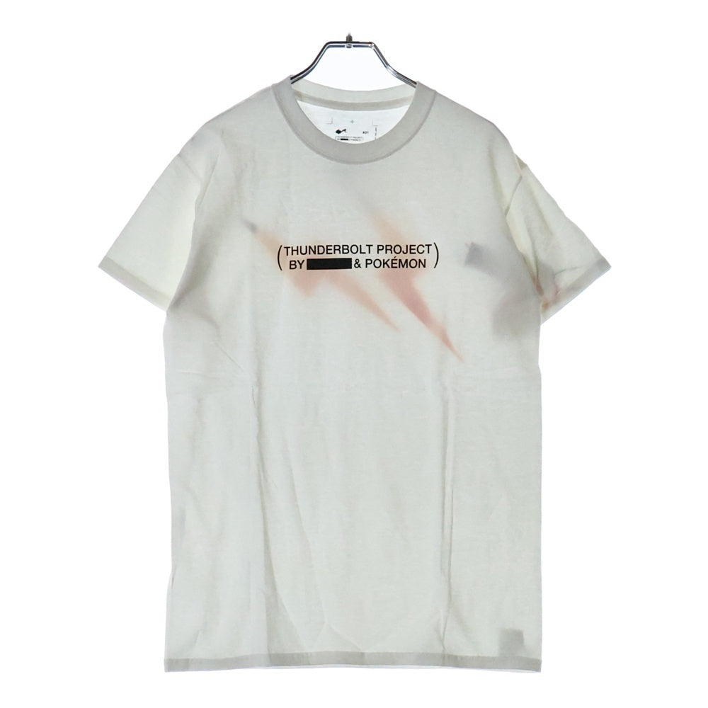 FRAGMENT DESIGN(フラグメントデザイン) THUNDERBOLT PROJECT サンダーボルトプロジェクト ポケモン プリント 半袖Tシャツ ホワイト