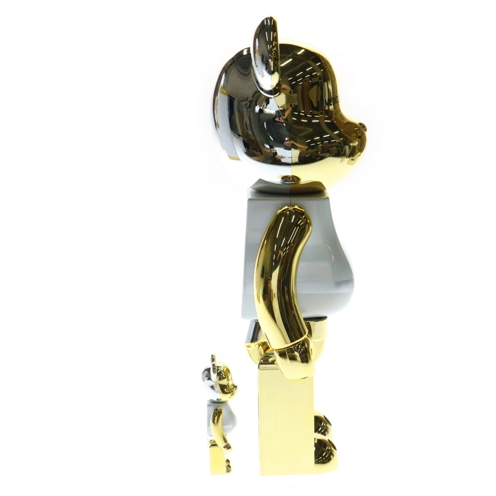 MEDICOM TOY(メディコムトイ) BE@RBRICK MEDICOM TOY PLUS GOLD CHROME Ver. 100% & 400% ベアブリック プラス ゴールド クローム バージョン