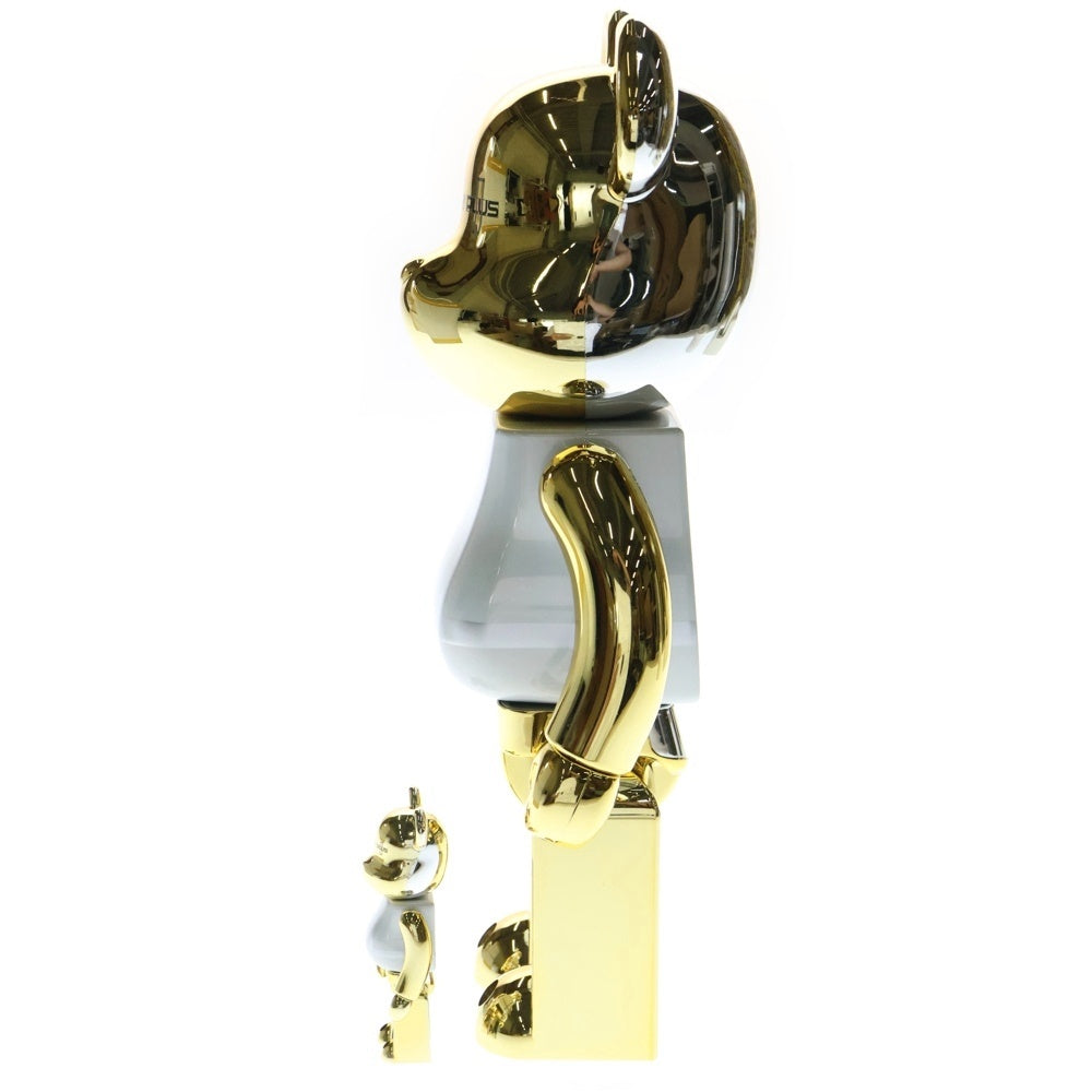 MEDICOM TOY(メディコムトイ) BE@RBRICK MEDICOM TOY PLUS GOLD CHROME Ver. 100% & 400% ベアブリック プラス ゴールド クローム バージョン