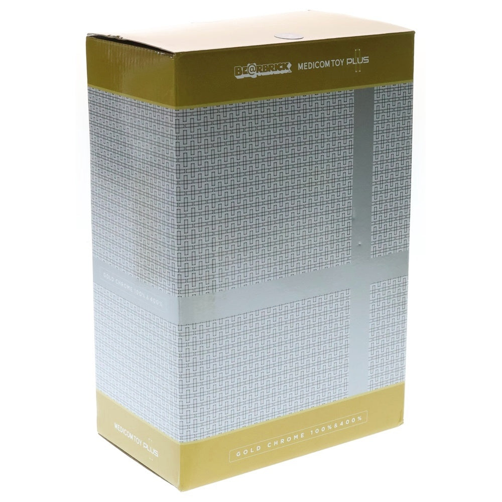MEDICOM TOY(メディコムトイ) BE@RBRICK MEDICOM TOY PLUS GOLD CHROME Ver. 100% & 400% ベアブリック プラス ゴールド クローム バージョン