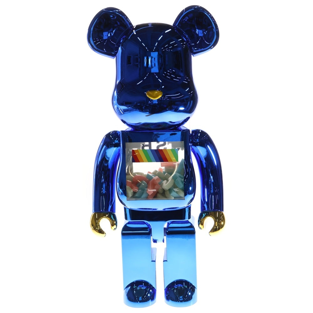 MEDICOM TOY(メディコムトイ) BE@RBRICK Original Fake NEON MCM TOY × JSB 三代目J Soul Brothers ベアブリック フィギュア 人形 ブルーメッキ 1000%