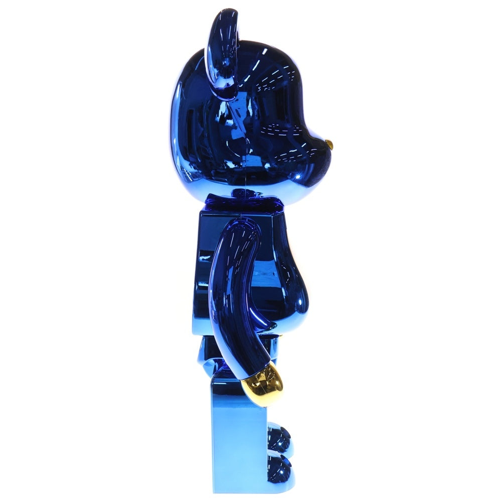MEDICOM TOY(メディコムトイ) BE@RBRICK Original Fake NEON MCM TOY × JSB 三代目J Soul Brothers ベアブリック フィギュア 人形 ブルーメッキ 1000%
