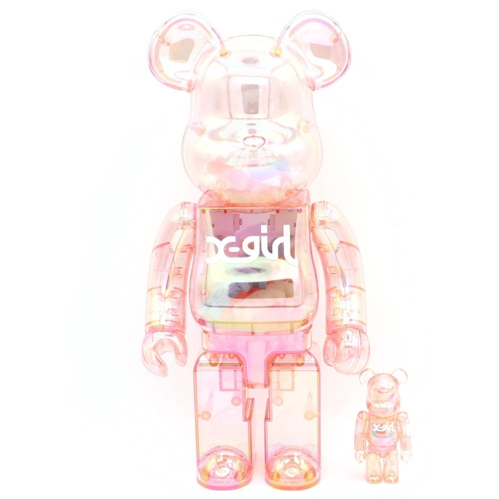 MEDICOM TOY(メディコムトイ) BE@RBRICK X-girl 2020 100% & 400% PINK ベアブリック エックスガール ベアブリック フィギュア ピンク