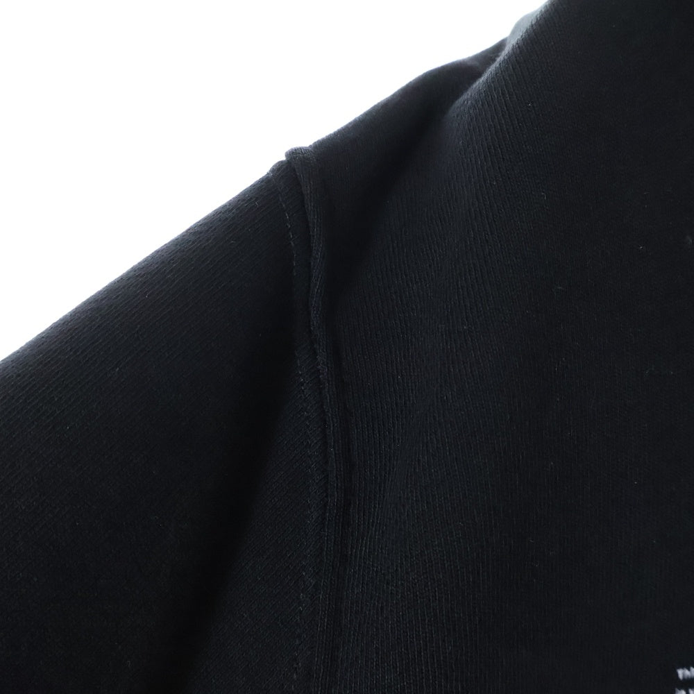 AMIRI(アミリ) ロゴプリント スウェット プルオーバーパーカー ブラック SR3GU0014SMRSTH0