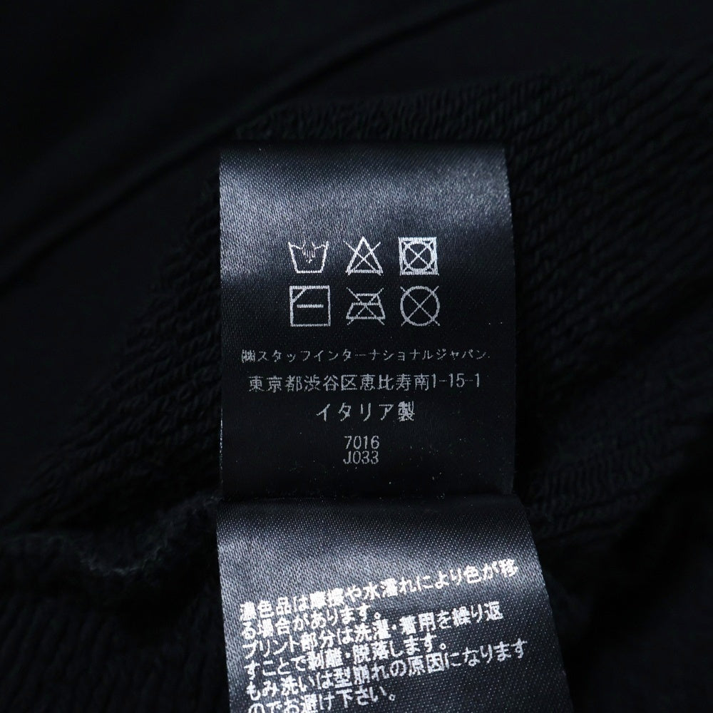 AMIRI(アミリ) ロゴプリント スウェット プルオーバーパーカー ブラック SR3GU0014SMRSTH0