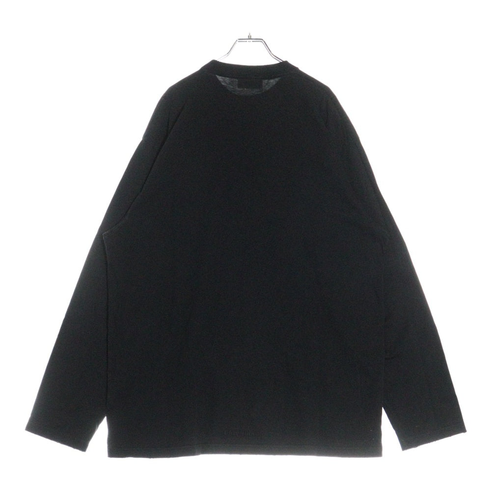 BALENCIAGA(バレンシアガ) 21SS ×RAMMSTEIN Boxy Long Sleeve Tee ラムシュタイン ボクシーロングスリーブTシャツ 長袖カットソー プリント ヴィンテージ加工 ブラック 651796 TLV51