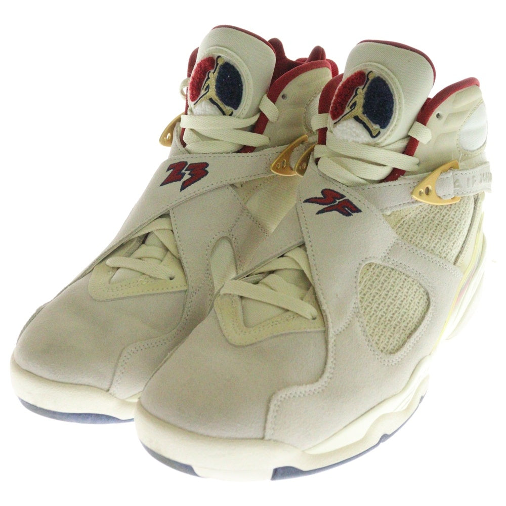 NIKE(ナイキ) ×SoleFly AIR JORDAN 8 RETRO SP ソールフライ エアジョーダン8 レトロ ハイカットスニーカー アイボリー US9.5/27.5cm FJ2850-107