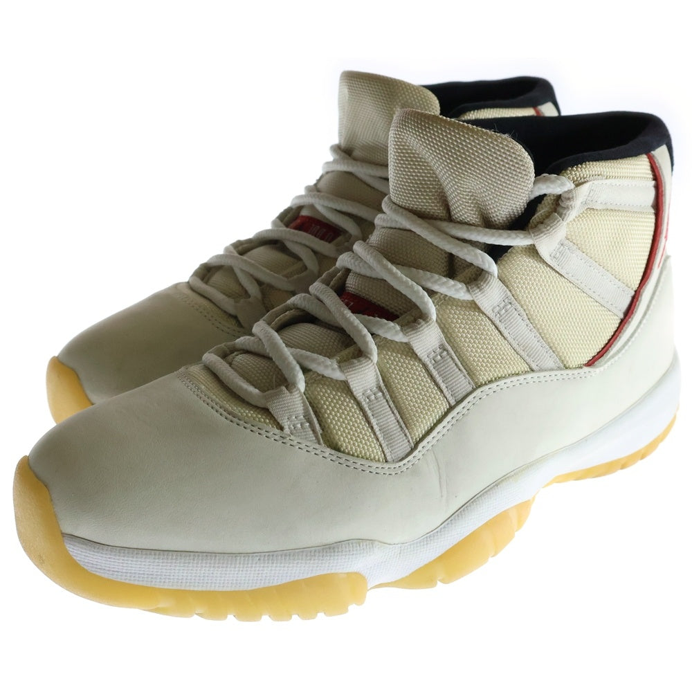 NIKE(ナイキ) AIR JORDAN 11 RETRO PLATINUM TINT エアジョーダン11 レトロ プラチナム ティント ハイカットスニーカーグレー US9.5/27.5cm 378037-016