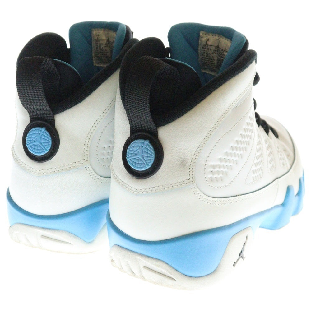 NIKE(ナイキ) AIR JORDAN 9 RETRO POWDER BLUE エアジョーダン9 レトロ パウダー ハイカットスニーカー ホワイト/ブルー US9/27cm FQ8992-101
