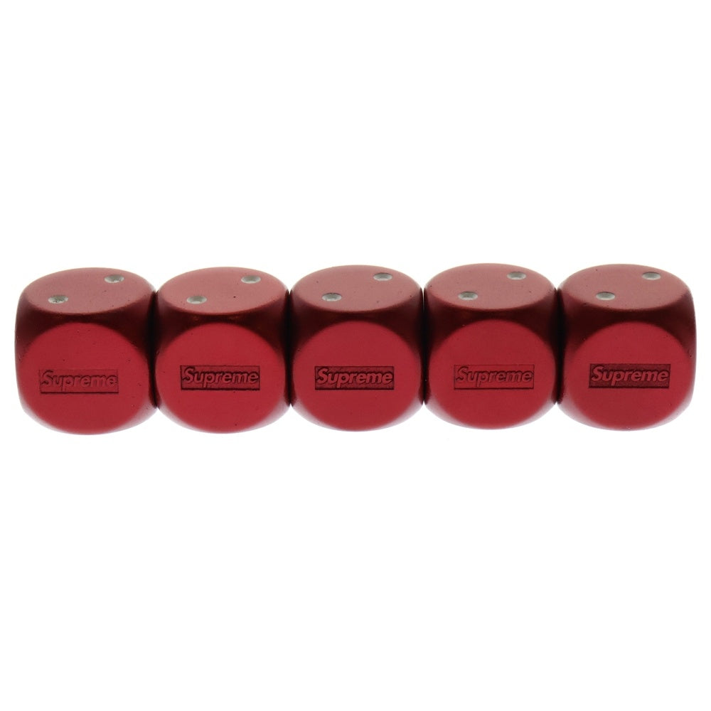 SUPREME(シュプリーム) 21SS Aluminium Dice Set アルミニウムダイス サイコロ レッド