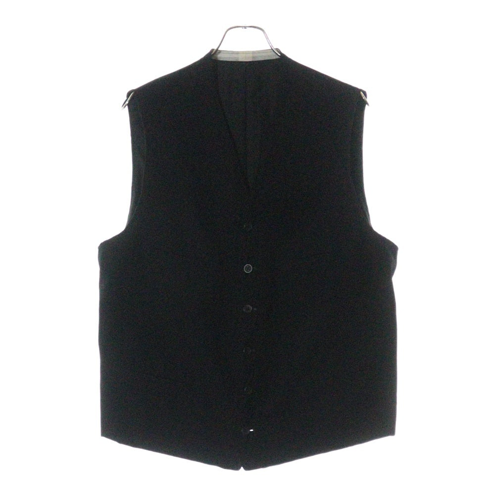 Yohji Yamamoto POUR HOMME(ヨウジヤマモト プールオム) 94AW 4ポケット レインウール ジレベスト ブラック HB-V10-103