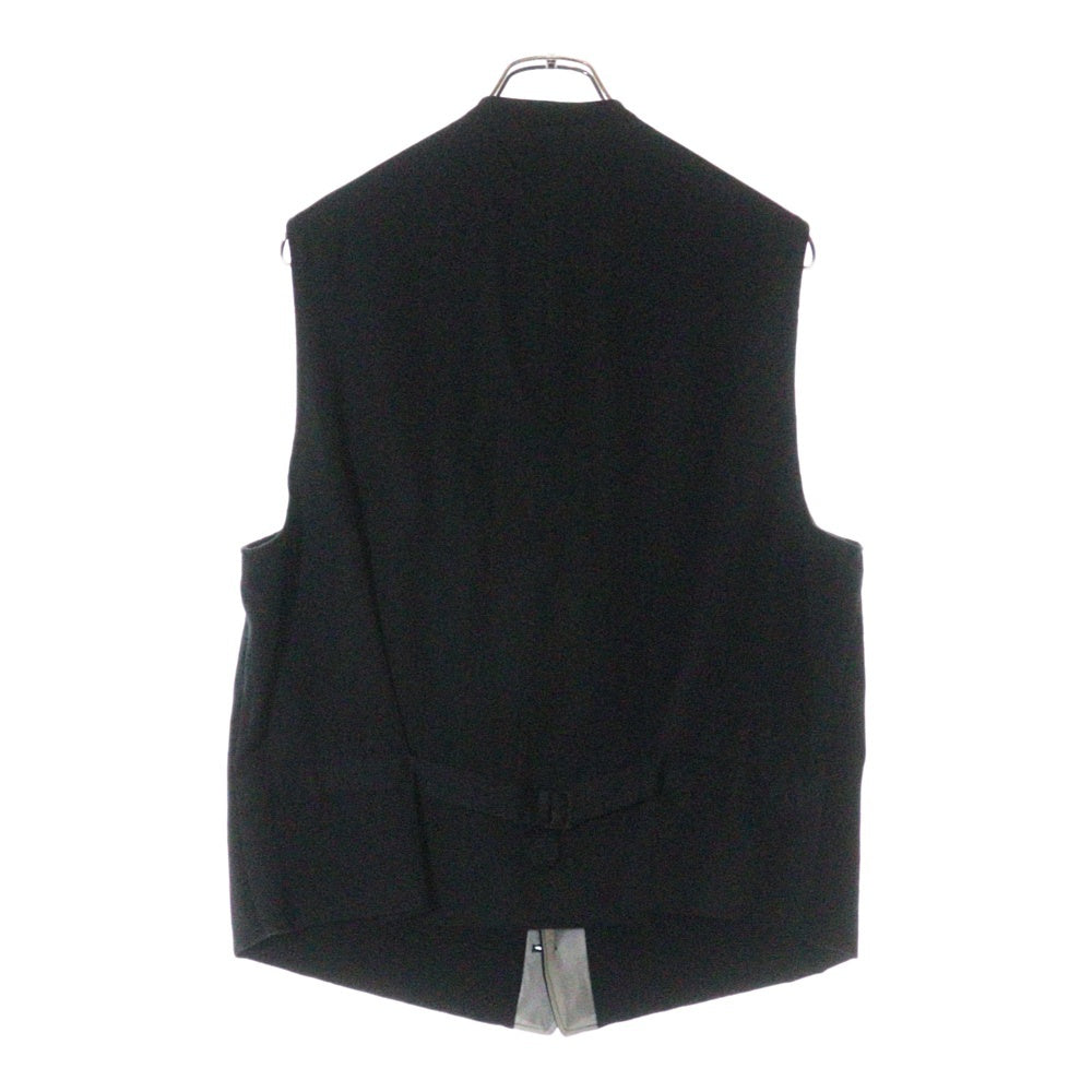 Yohji Yamamoto POUR HOMME(ヨウジヤマモト プールオム) 94AW 4ポケット レインウール ジレベスト ブラック HB-V10-103