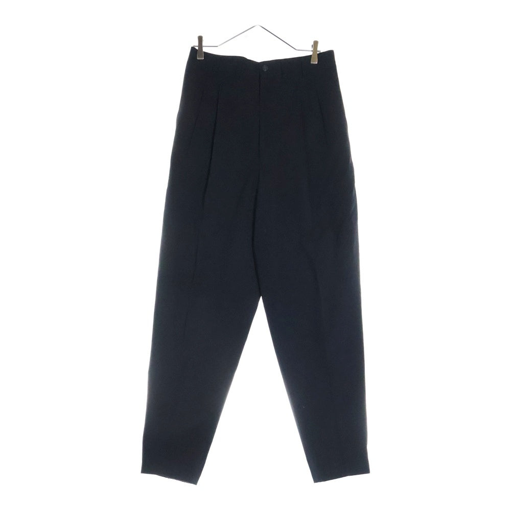 Yohji Yamamoto COSTUME D'HOMME(ヨウジヤマモト コスチュームドオム) 94SS 2タック ウールギャバジン ワイド スラックスロングパンツ ブラック HT-X03-122