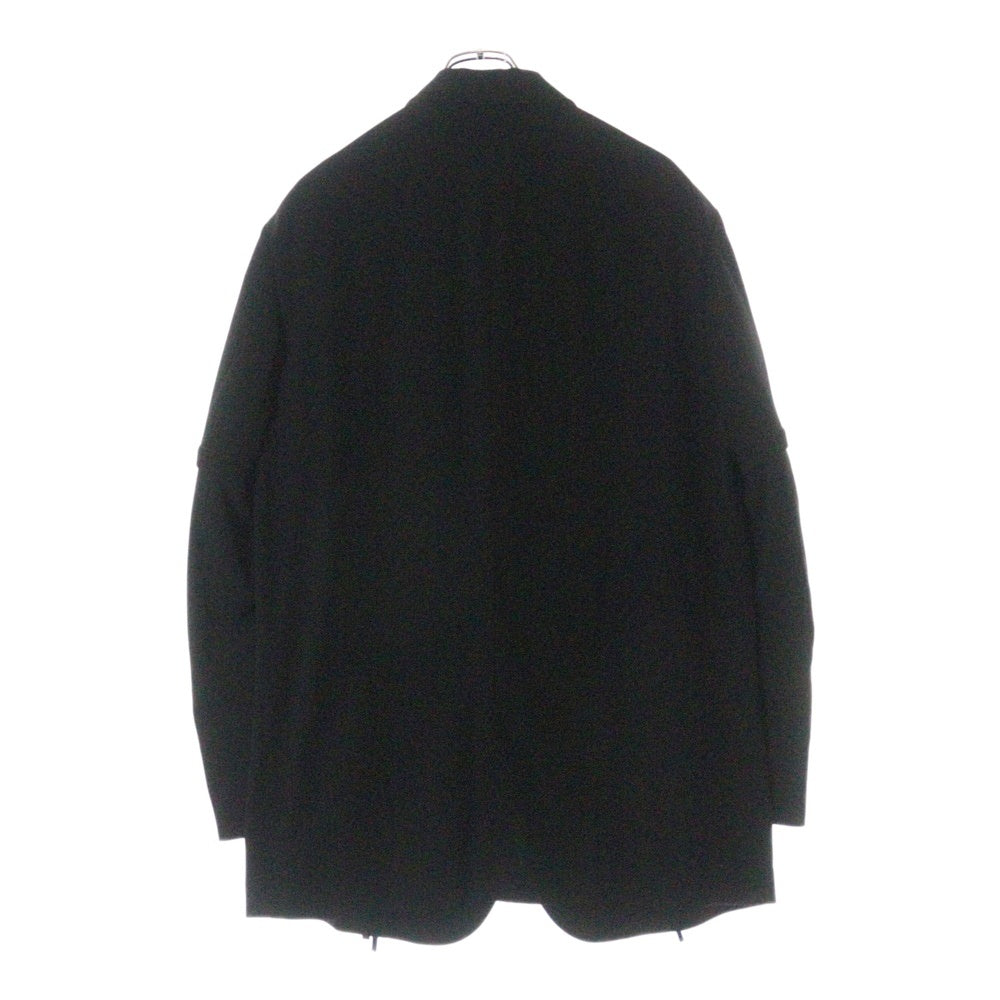 Yohji Yamamoto POUR HOMME(ヨウジヤマモト プールオム) 99SS カップルズ期 マルチギミック 2B ウールギャバジン シングルテーラード ジャケット ブラック HC-J51-109