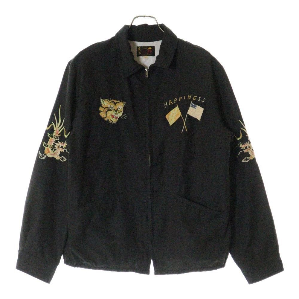 TAILOR TOYO(テーラー東洋) タイガーライニング ジップアップ スーベニア ベトナムジャケット ブラック TT15685