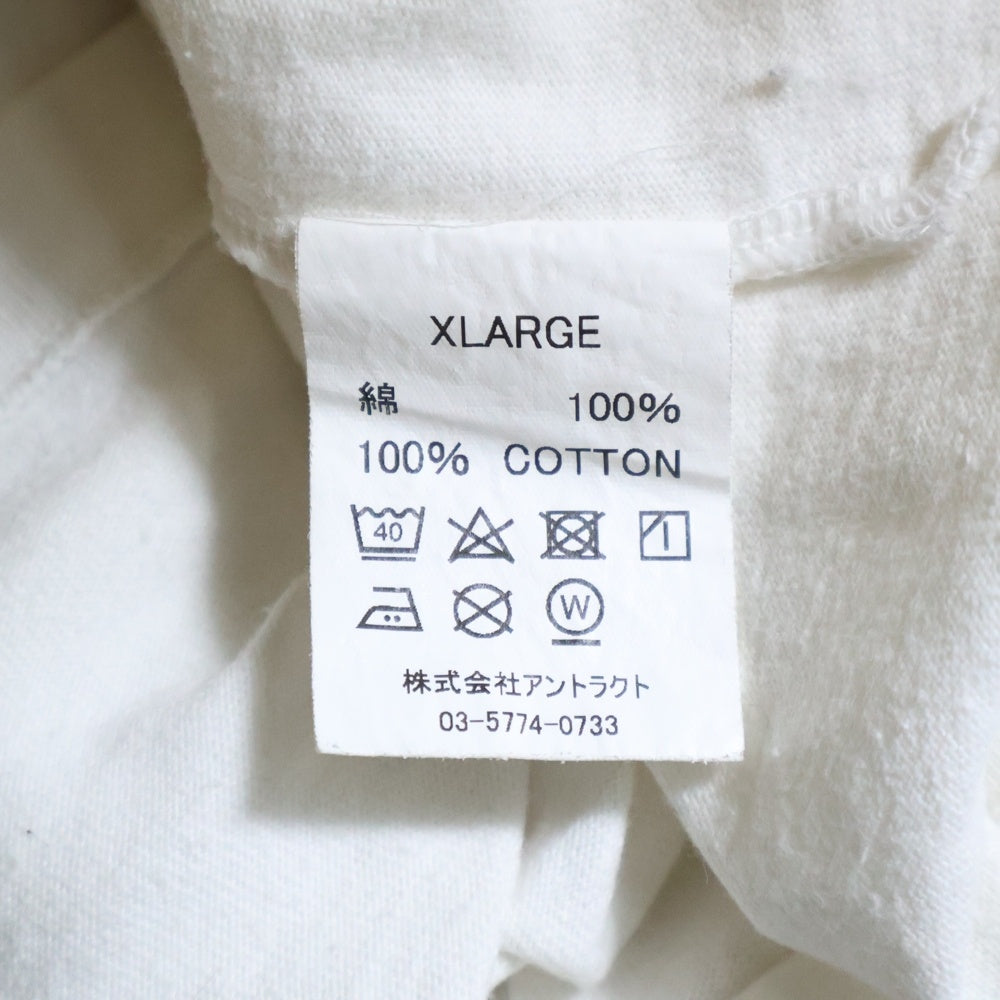 A BATHING APE(アベイシングエイプ) 21SS ×READYMADE PKG TEE フロントロゴ クルーネック半袖Tシャツ カットソー ホワイト/ピンク