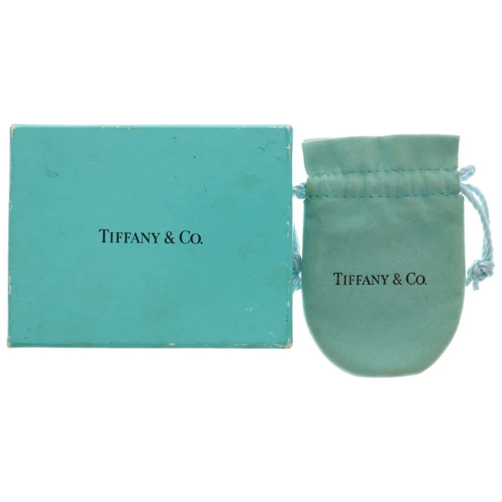 TIFFANY & Co.(ティファニー) K18YG フックアンドアイ コンビ バングル ブレスレット シルバー/ゴールド