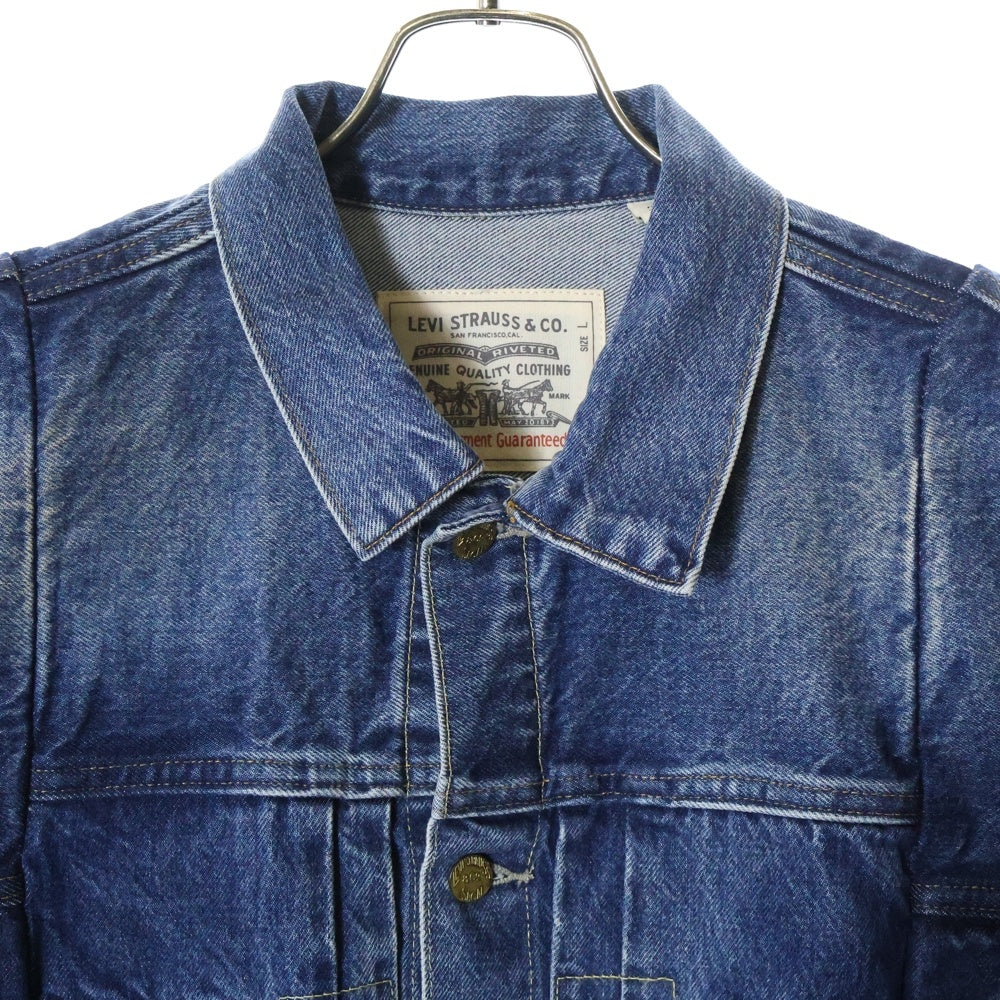 Sacai(サカイ) 25SS ×Levi's リーバイス ドッキング デニム トラッカー ジャケット インディゴブルー 25-03708M