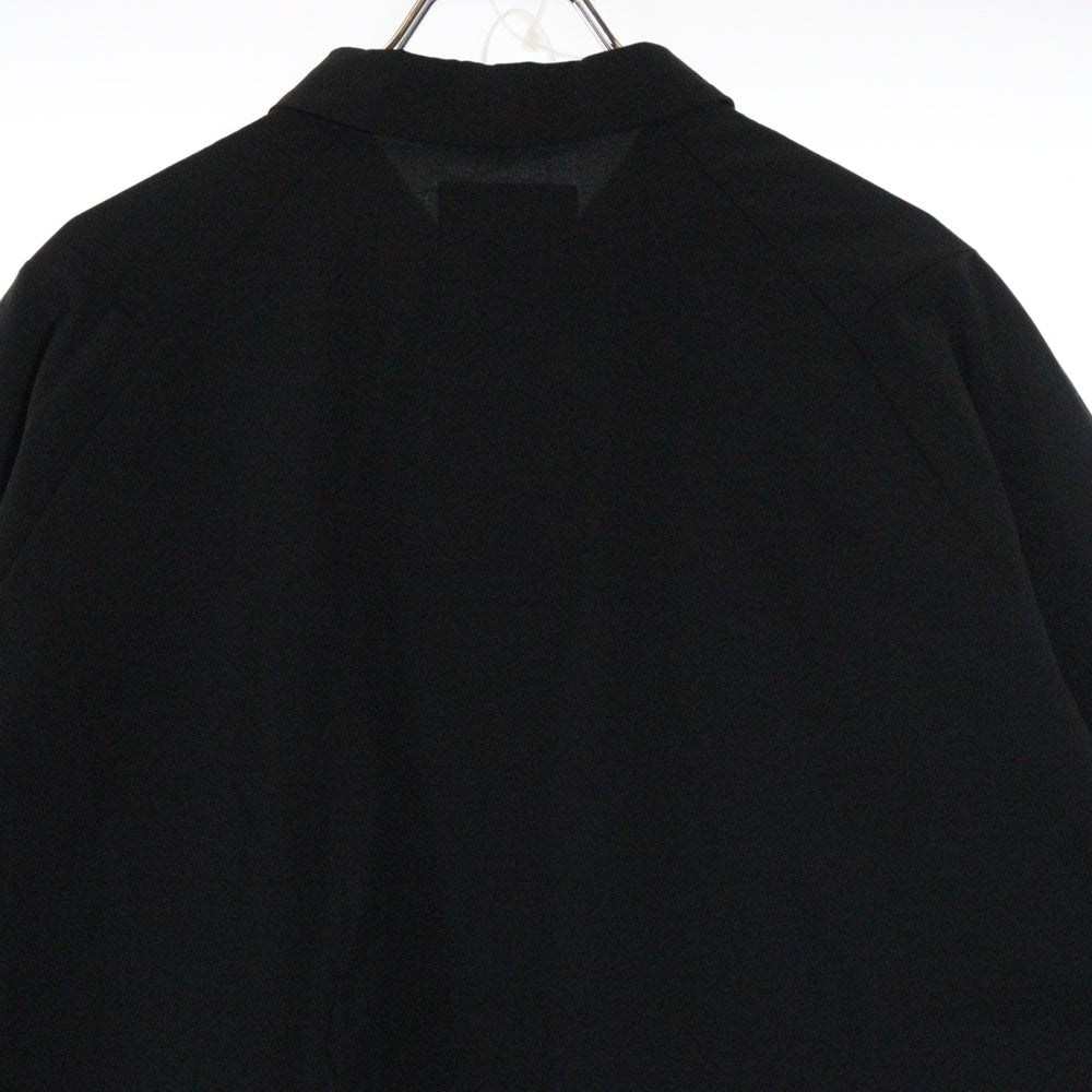 TEATORA(テアトラ) CAPSULESNAP POLO SHIRT DOCTOROID カプセルスナップボタン ナイロン 半袖 ポロシャツ ブラック TT-POLO-DR