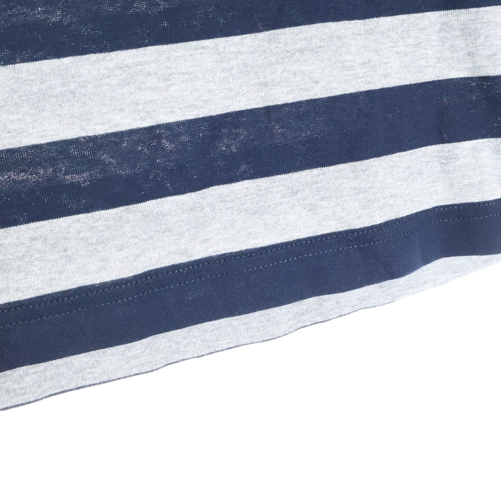 eYe COMME des GARCONS JUNYA WATANABE MAN(アイ コム デ ギャルソン ジュンヤ ワタナベ マン) 20AW ボーダー クルーネック 長袖Tシャツ カットソー グレー/ネイビー WF-T901 AD2020
