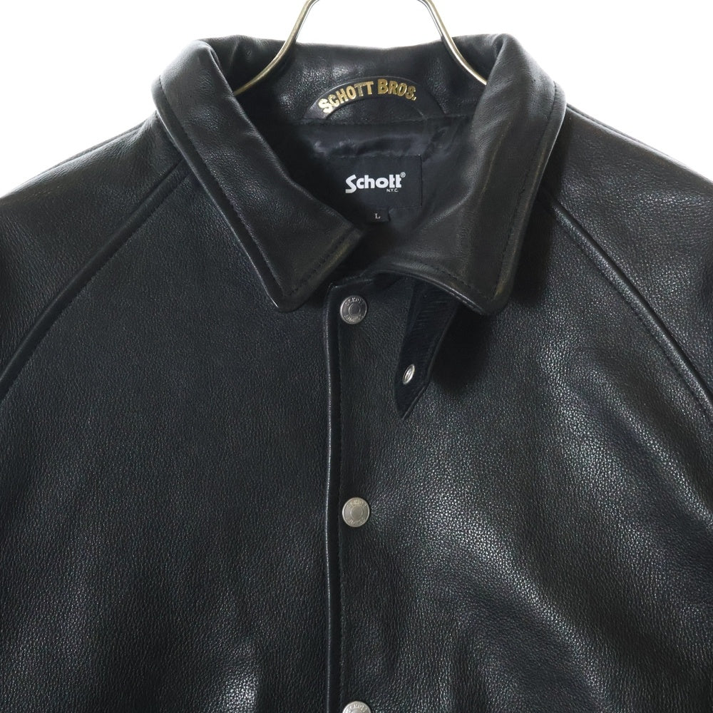 SCHOTT(ショット) ×TATTOO STUDIO YAMADA ×ROLLER RM/LEATHER COACH JACKET タトゥースタジオヤマダ ローラー リフレクターライン コーチジャケット 782-3250117
