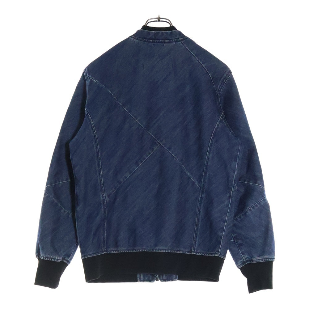 DIESEL(ディーゼル) 17SS バイアスカット ジップアップ デニム ボンバー ジャケット インディゴ