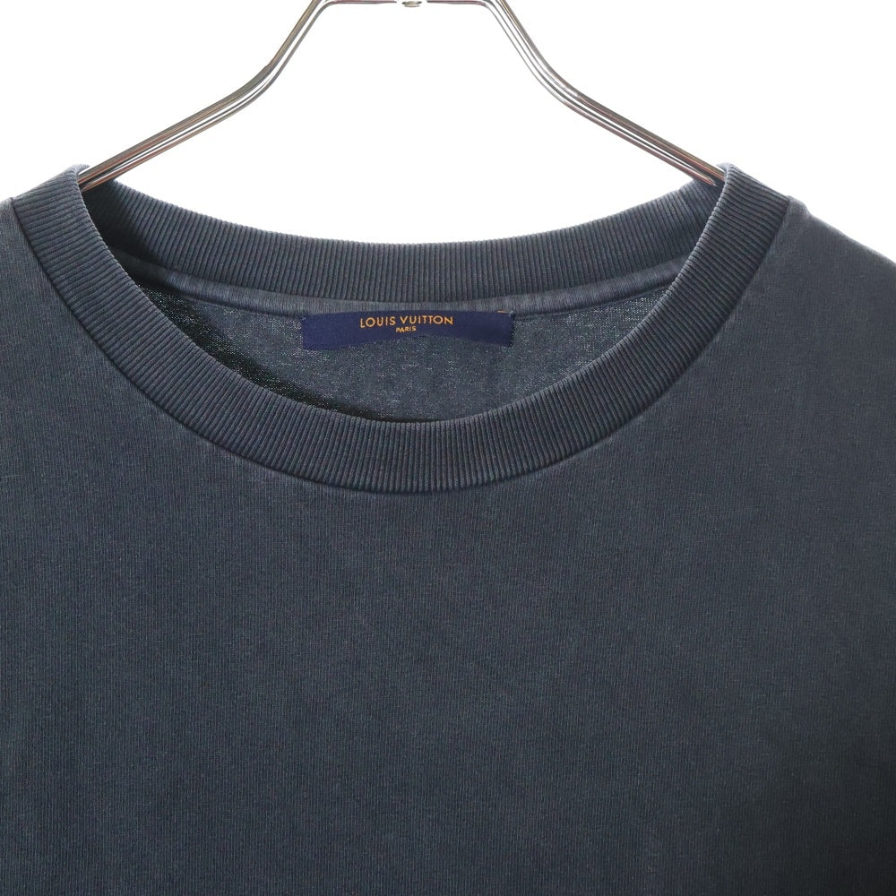 LOUIS VUITTON(ルイヴィトン) 22AW Inside Out Tee インサイドアウト クルーネック半袖Tシャツ カットソー チャコールグレー RM221Q JYN HIY47W