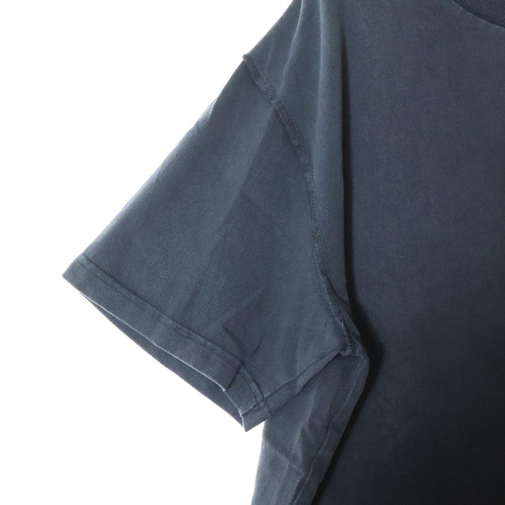 LOUIS VUITTON(ルイヴィトン) 22AW Inside Out Tee インサイドアウト クルーネック半袖Tシャツ カットソー チャコールグレー RM221Q JYN HIY47W