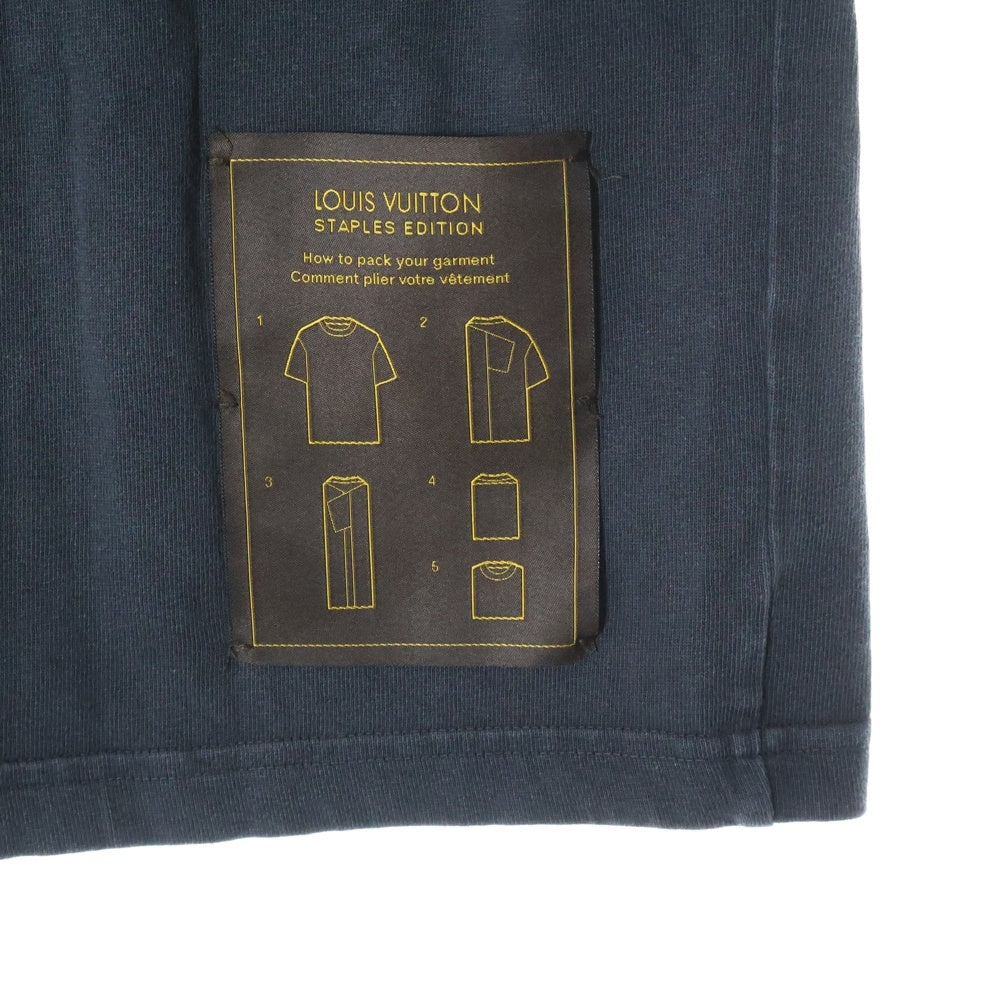LOUIS VUITTON(ルイヴィトン) 22AW Inside Out Tee インサイドアウト クルーネック半袖Tシャツ カットソー チャコールグレー RM221Q JYN HIY47W