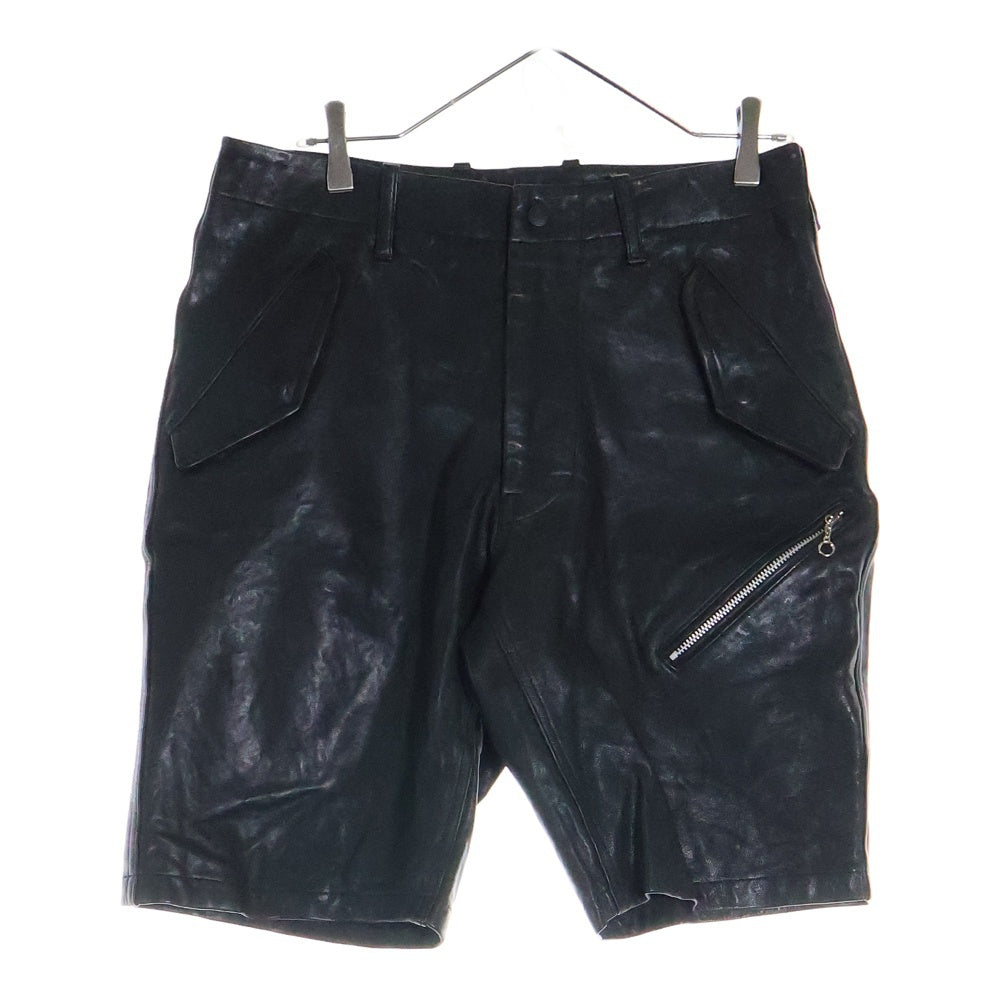 SCHOTT(ショット) フルラムレザー ショーツ ショート ハーフパンツ ブラック 3191058
