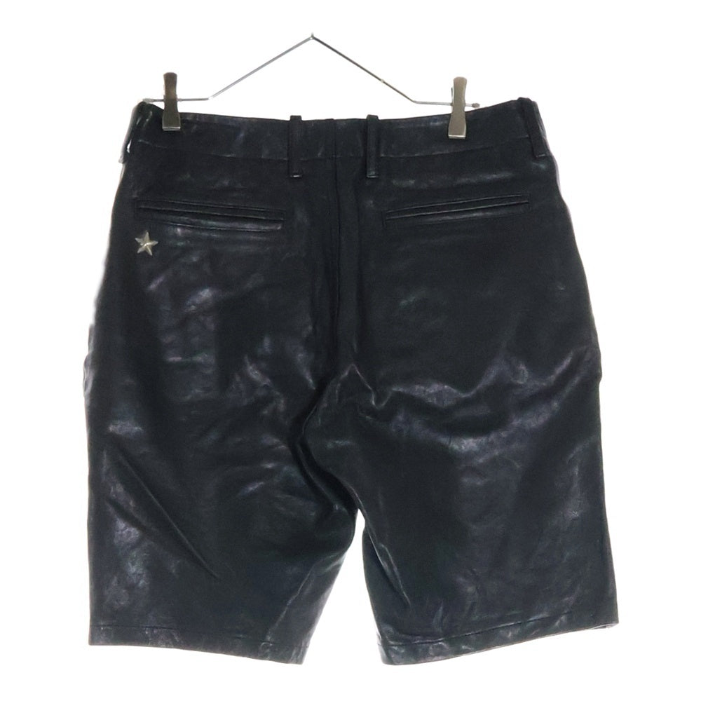 SCHOTT(ショット) フルラムレザー ショーツ ショート ハーフパンツ ブラック 3191058