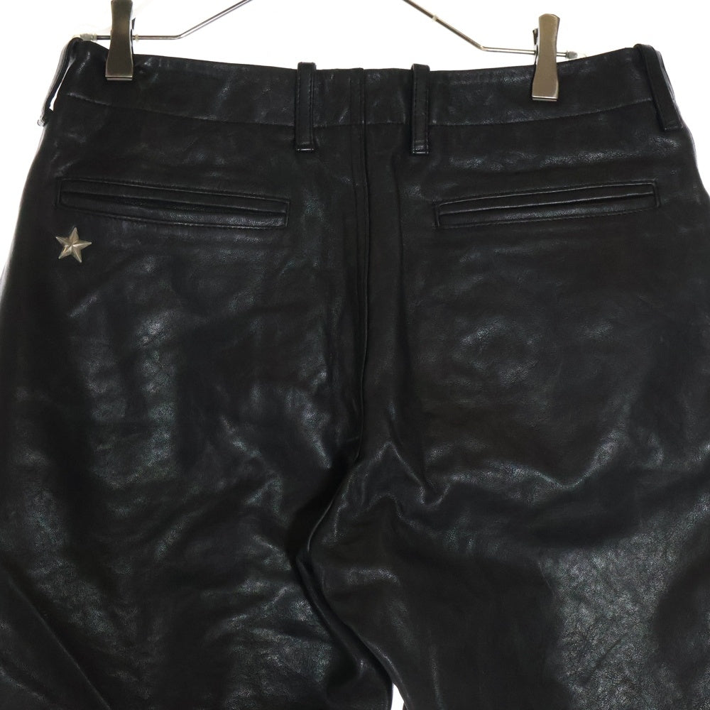 SCHOTT(ショット) フルラムレザー ショーツ ショート ハーフパンツ ブラック 3191058