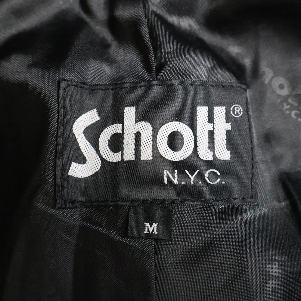 SCHOTT(ショット) フルラムレザー ショーツ ショート ハーフパンツ ブラック 3191058