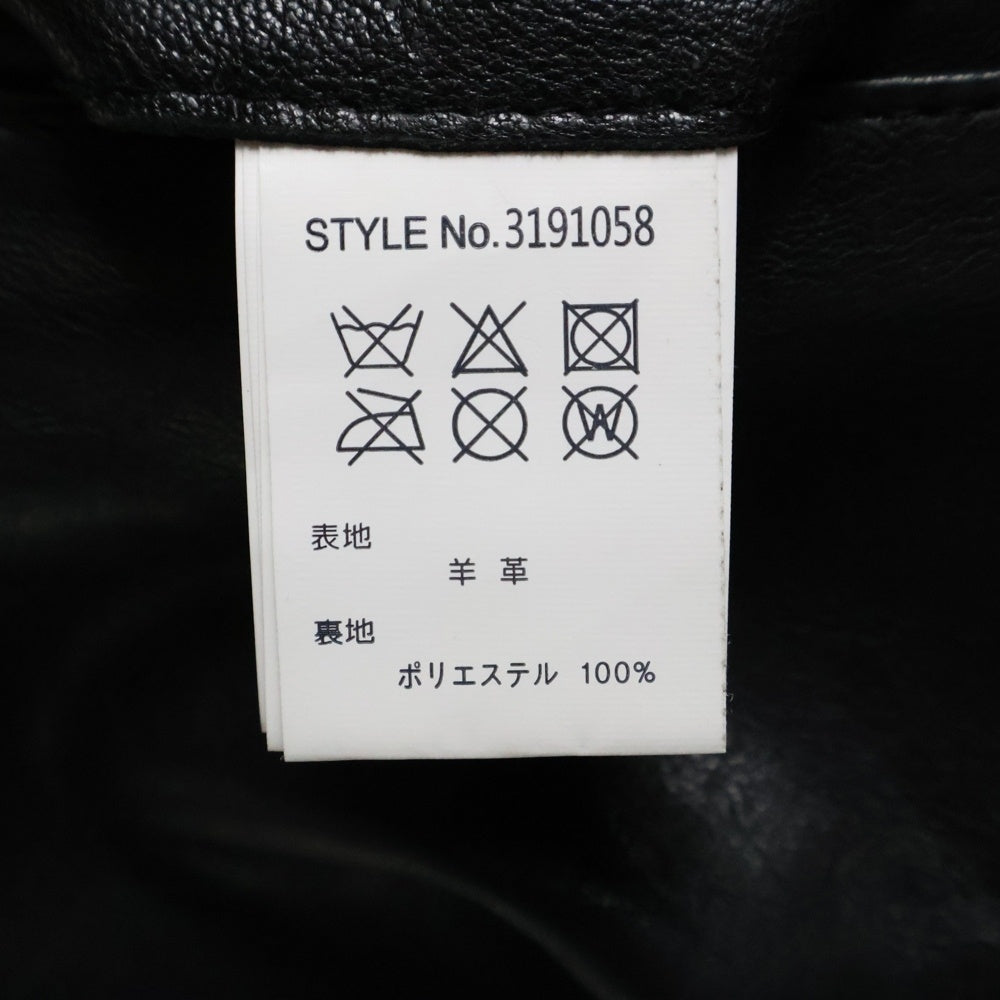 SCHOTT(ショット) フルラムレザー ショーツ ショート ハーフパンツ ブラック 3191058