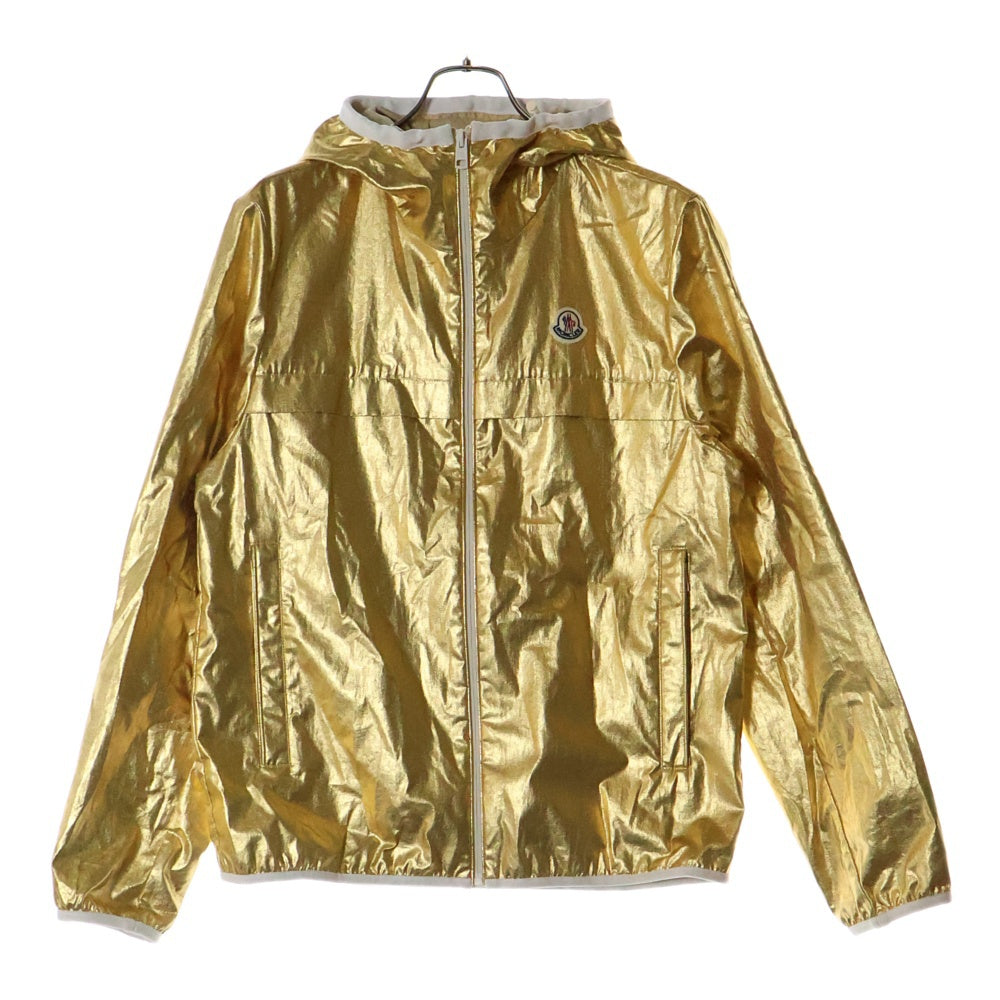 MONCLER(モンクレール) 24AW ROQUES GIUBBOTTO ロクス ギュベロット ジップアップ フーデッド ジャケット ゴールド J10911A00137 M4233