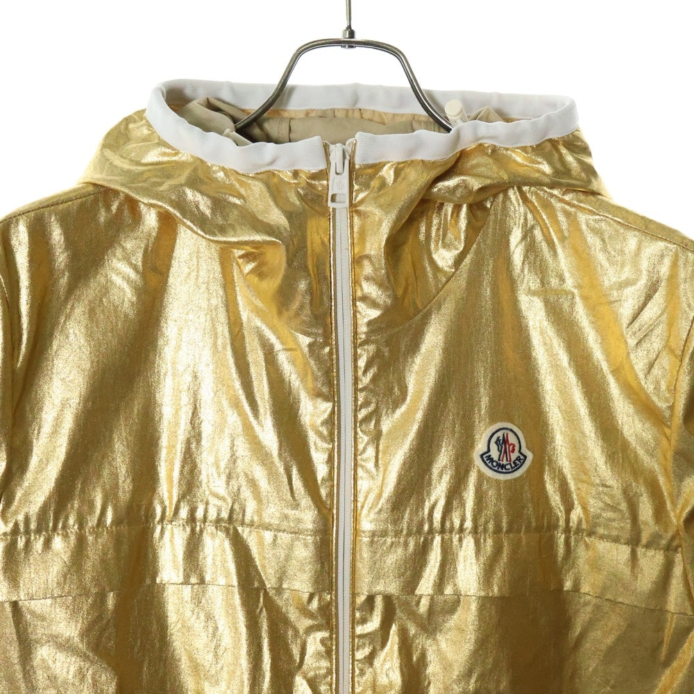 MONCLER(モンクレール) 24AW ROQUES GIUBBOTTO ロクス ギュベロット ジップアップ フーデッド ジャケット ゴールド J10911A00137 M4233