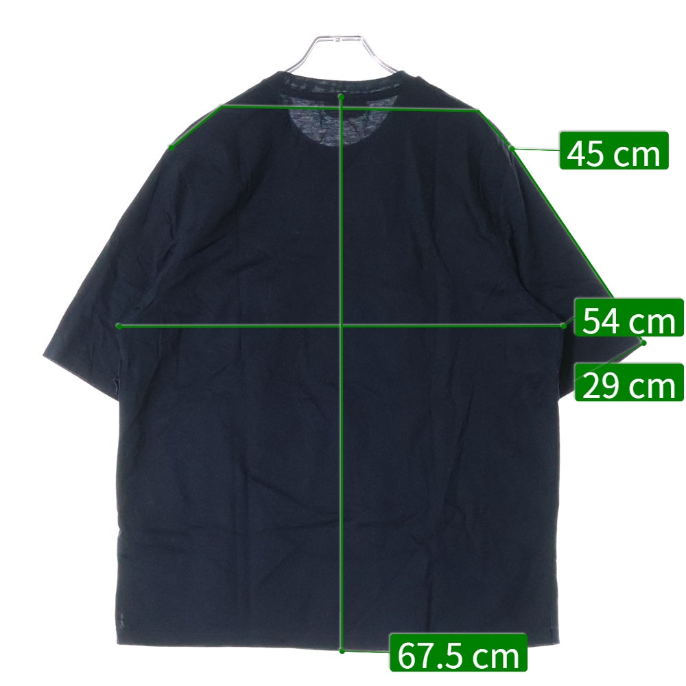 HERMES(エルメス) 24SS エトリエ アン フラグモン クルーネック半袖Tシャツ カットソー ネイビー
