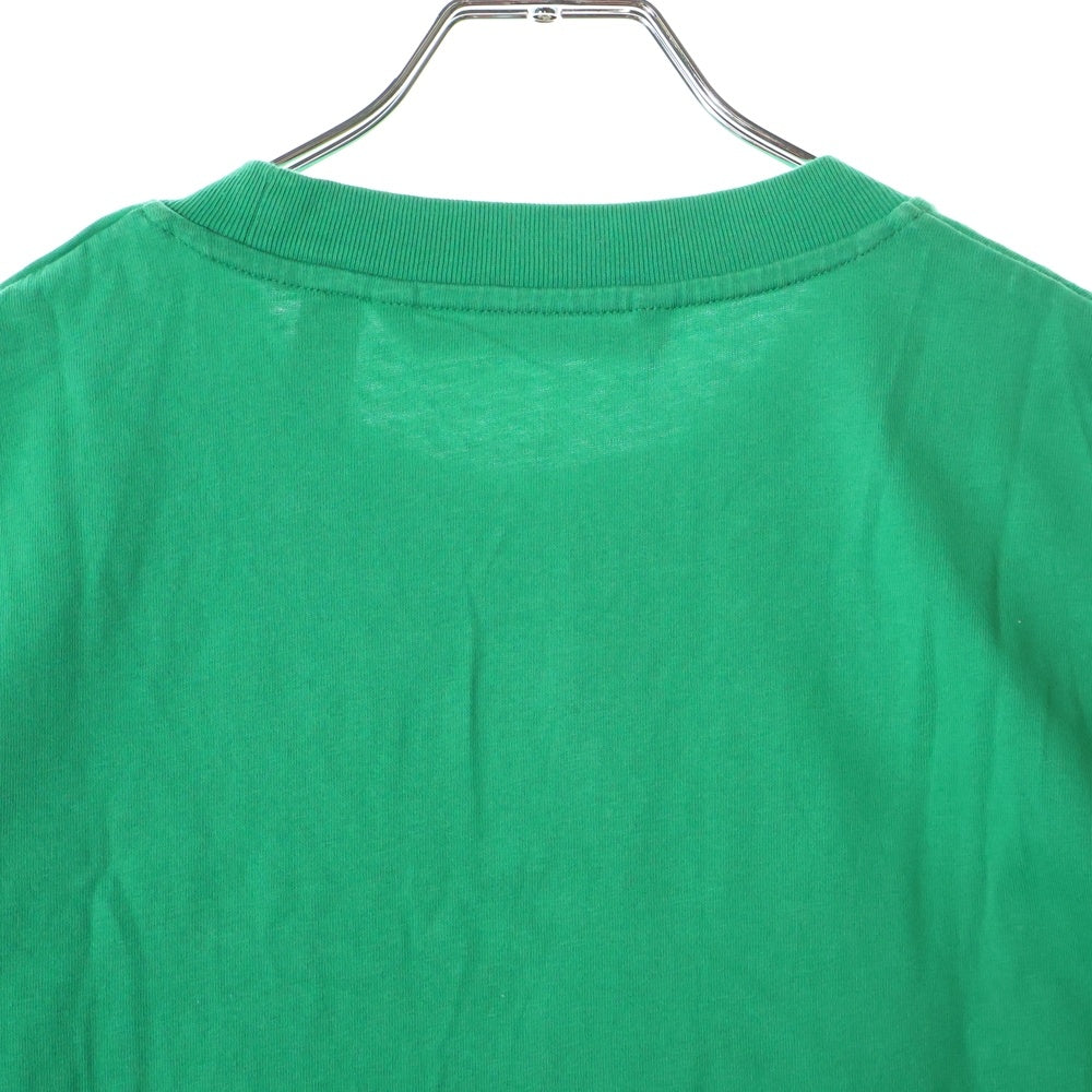 MONCLER GENIUS(モンクレール ジーニアス) 22SS フロントロゴワッペン クルーネック半袖Tシャツ カットソー グリーン H10928C00011 809KL