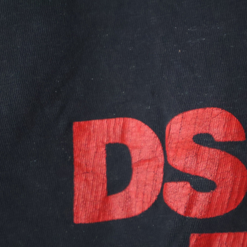 DSQUARED2(ディースクエアード) 19AW フロントロゴプリント クルーネック半袖Tシャツ カットソー ブラック S74GD0592 S22507