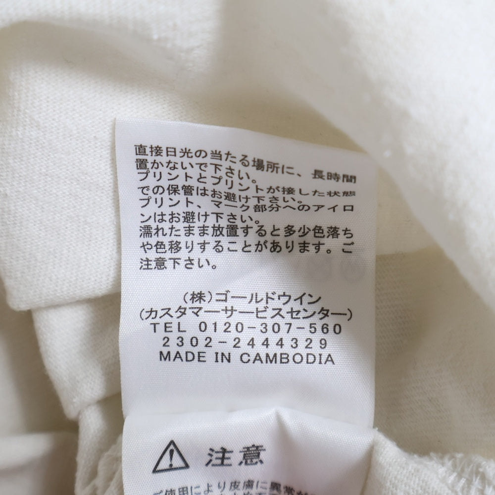 THE NORTH FACE(ザノースフェイス) S/S NEVER STOP ING TEE フロントロゴ クルーネック半袖Tシャツ カットソー ホワイト NT82331