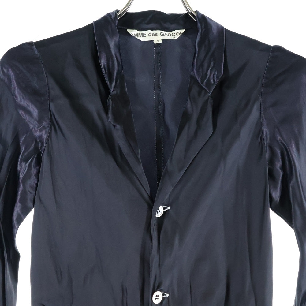 COMME des GARCONS(コムデギャルソン) 93AW ノッチドラペル キュプラ ロングコート レディース ネイビー GO-04051S AD1993