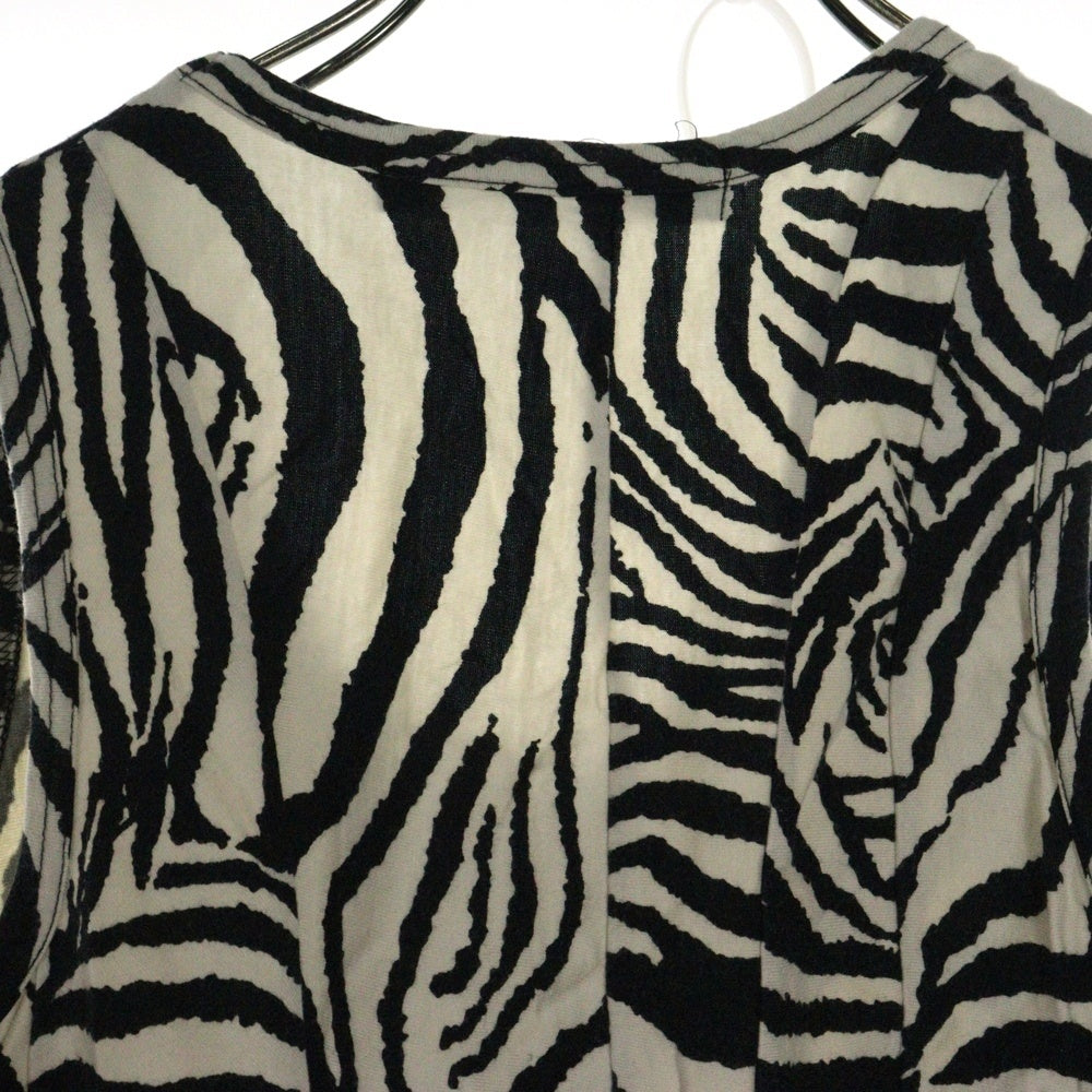 JUNYA WATANABE COMME des GARCONS(ジュンヤワタナベ コムデギャルソン) 09SS ゼブラ柄 ノースリーブ タンクトップ ブラック/ホワイト レディース JC-T051 AD2008