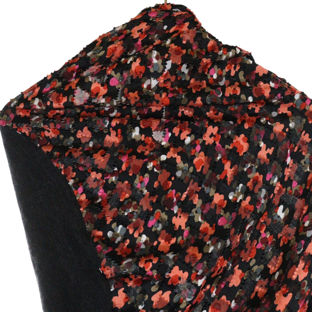JUNYA WATANABE COMME des GARCONS(ジュンヤワタナベ コムデギャルソン) レース総柄 変形ワンピース グレー/ピンク レディース JB-B038 AD2008